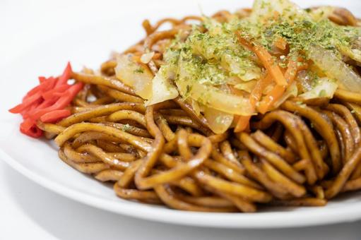 焼きそば 焼きそば 焼きそば,ソース焼きそば,麺類の写真素材