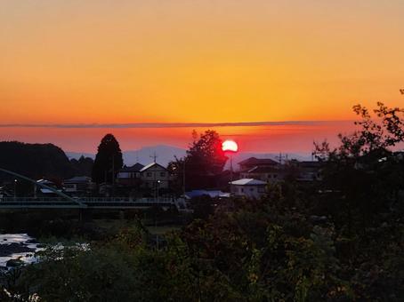 朝焼け1 朝焼け1 朝焼け,夕焼け,朝日の写真素材