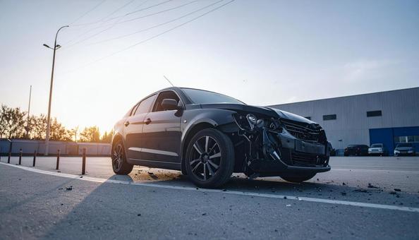 壊れた車 壊れた車の写真