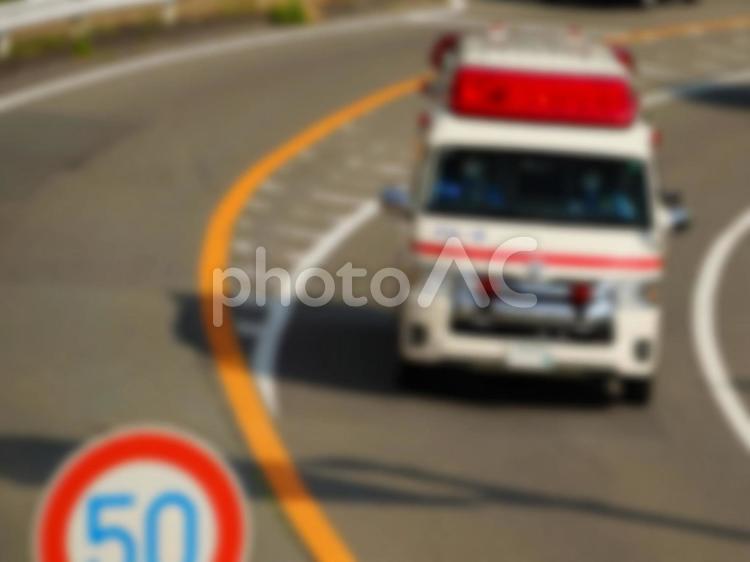緊急車両のイメージ素材 救急車,熱中症,夏の写真素材
