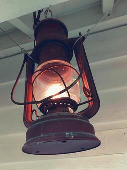 ランタン 街灯,街路灯,街燈の写真素材