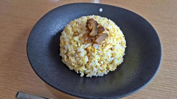 チャーハン チャーハン 炒飯,チャーハン,醤油の写真素材