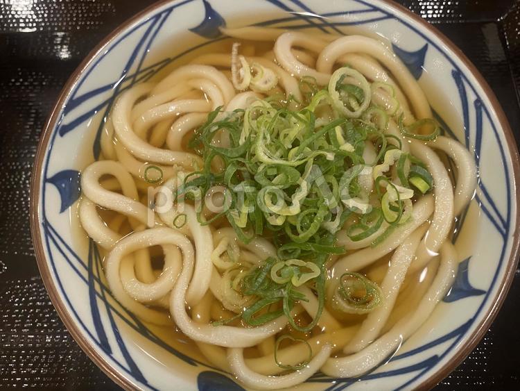 きざみうどん　手打ちうどん うどん,udon,きざみうどんの写真素材