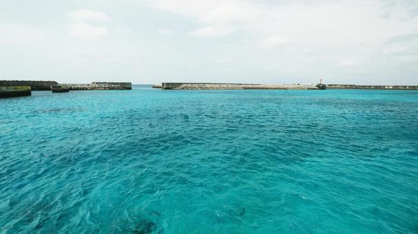 沖縄 波照間島の海 沖縄 波照間島の海の写真