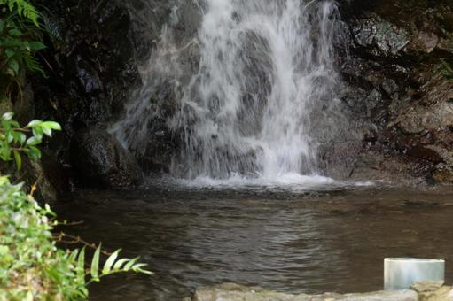 Photo, articulated waterfall, choon falls park, waterfall, 