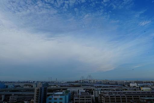Photo, yokohama bay bridge, bridge, yokohama, 