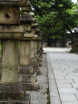 住吉大社の参道 住吉大社の参道の写真