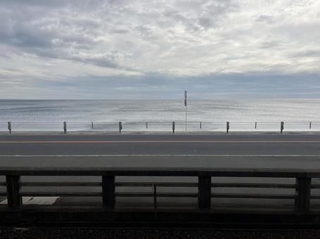 七里ヶ浜 七里ヶ浜 七里ヶ浜,鎌倉,湘南の写真素材