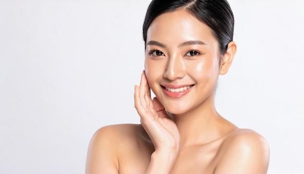 20代の若い女性の美容イメージ 20代の若い女性の美容イメージの写真