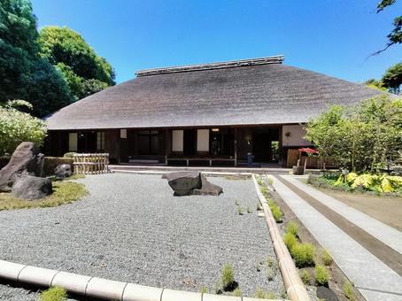 日本の屋敷 夏,日本,屋敷の写真素材