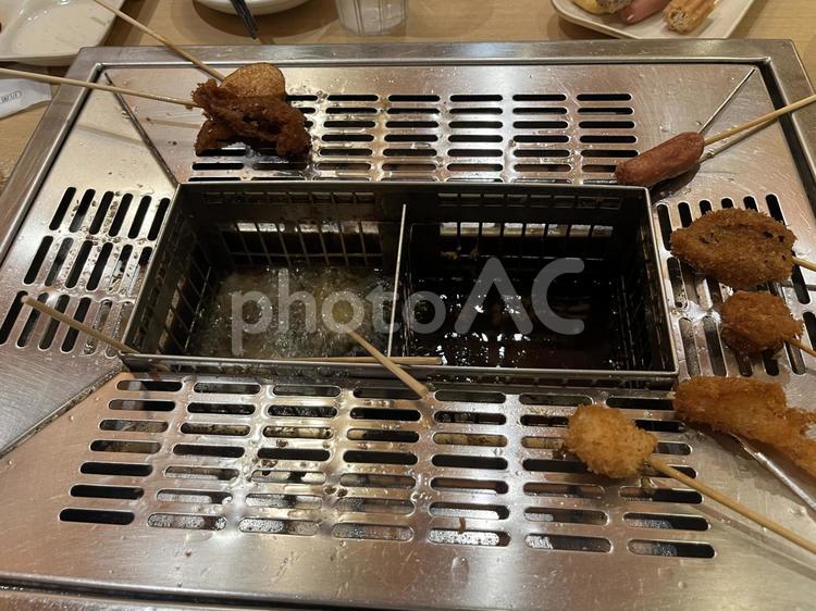 串カツ 串カツ,お店,ランチの写真素材