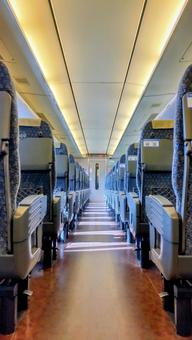 特急しらさぎ 電車内,jr東海,jr西日本の写真素材