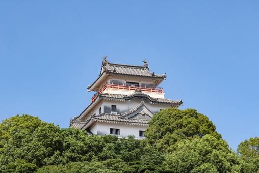 唐津城天守閣 唐津城天守閣 唐津城,舞鶴城,城の写真素材