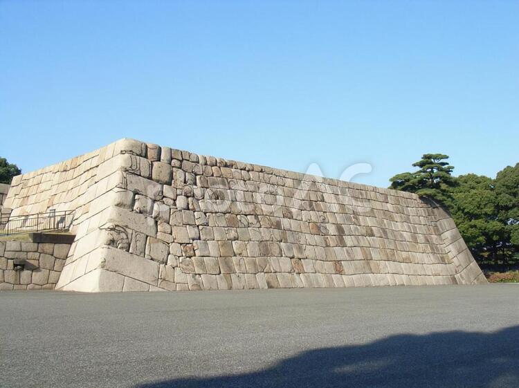 江戸城本丸天守台 江戸城の写真素材
