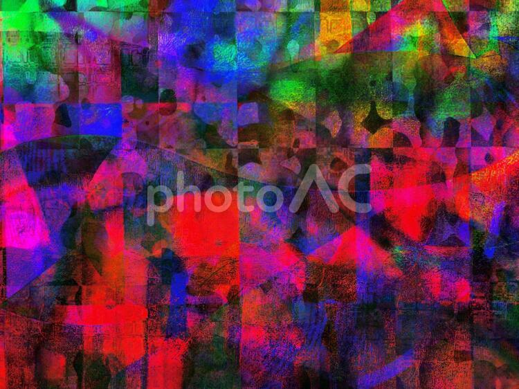 賑やかな印象の抽象背景 抽象,風合い,パターンの写真素材