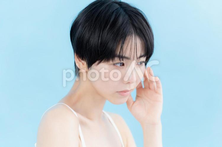 女性の美容イメージ ビューティー,美容,スキンケアの写真素材