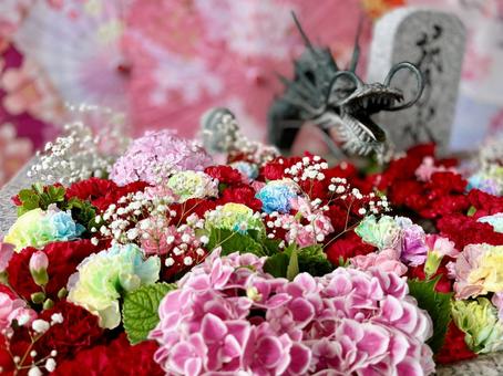 花手水① 花手水①の写真