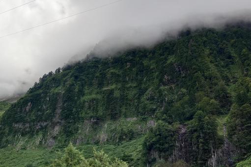 富山県-悪城の壁 悪城の壁,断崖,絶壁の写真素材