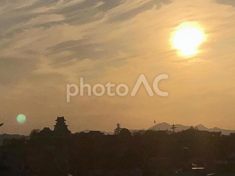 夕暮れ 夕焼け,夕暮れ,空の写真素材