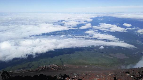 富士山から見える光景の写真