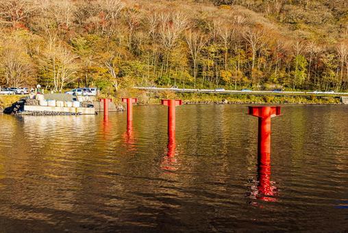 群馬県 赤城神社から望む秋景色 群馬県 赤城神社から望む秋景色 の写真