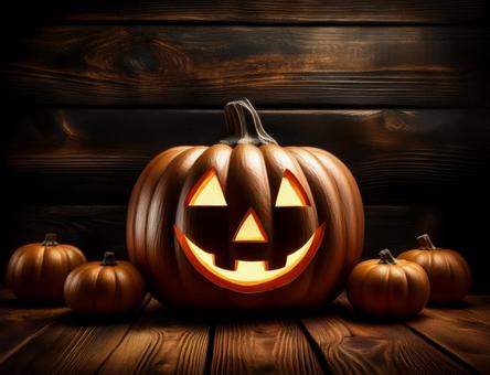 ハロウィンのカボチャのランタンの写真