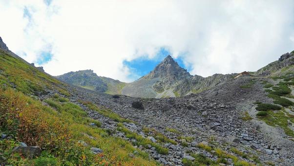 槍ヶ岳 槍ヶ岳 山,登山,槍ヶ岳の写真素材