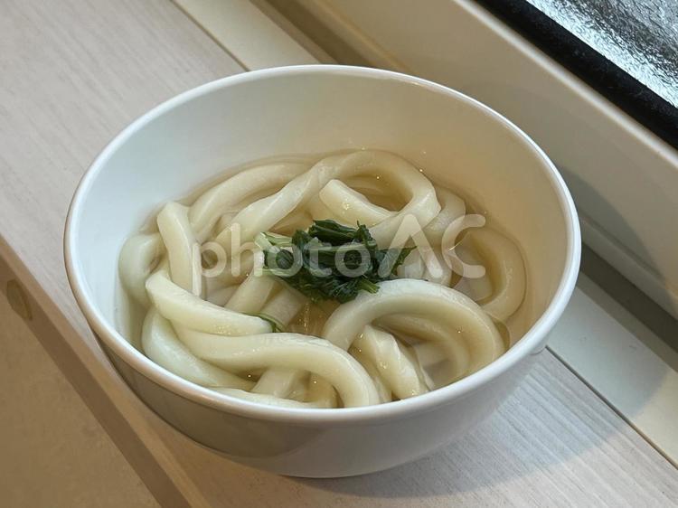 素うどん（子ども用の器） うどん,素うどん,かけうどんの写真素材