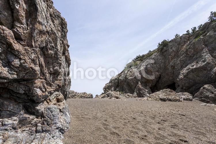 日出園地14（田原市） 日出園地,日出,岸の石門の写真素材