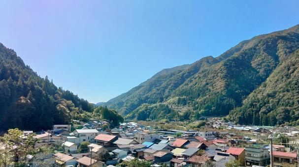 遠山郷 遠山郷 遠山郷,南信濃和田,村の写真素材