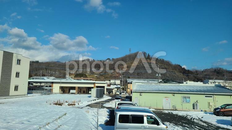 日本の冬の田舎 冬,雪,積雪の写真素材