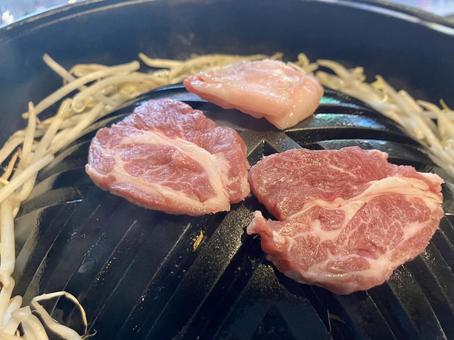 ジンギスカン ジンギスカン,羊肉,ラム肉の写真素材