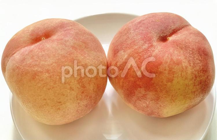 みずみずしい桃2 桃,モモ,ピンク色の写真素材