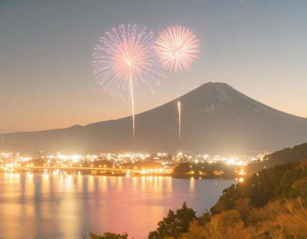 美しい花火大会 夏祭り 美しい花火大会 夏祭りの写真
