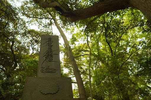 船橋市柏井唱行寺の石碑 船橋市柏井唱行寺の石碑の写真