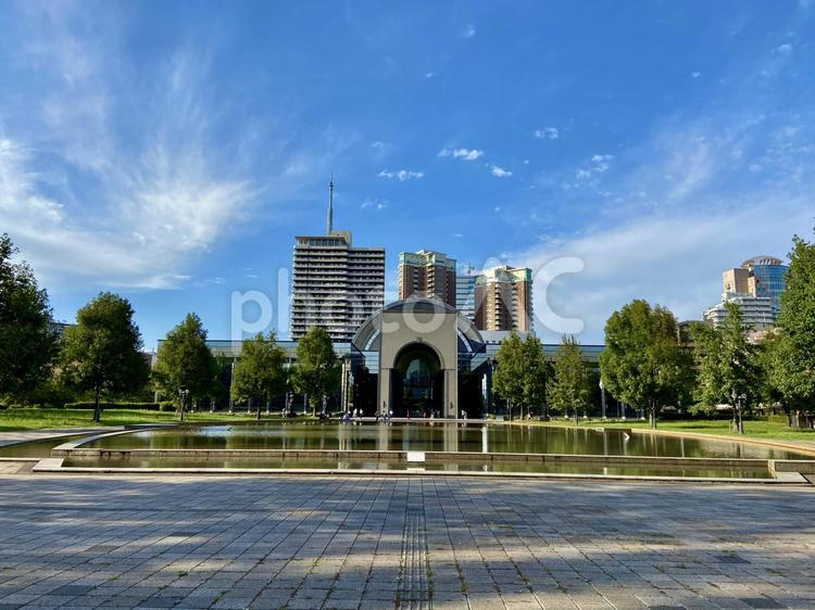 福岡市博物館 博物館,福岡,建物の写真素材