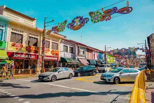 【シンガポール】リトルインディア singapore,シンガポール,リトルインディアの写真素材