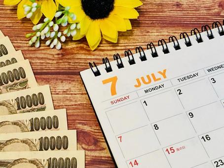 Photo, calendar, july, money, 