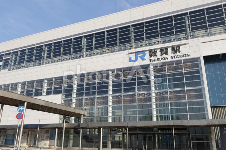 JR敦賀駅の人物なし外観1 敦賀駅,jr,鉄道の写真素材