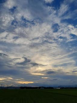 夕立過ぎて夏空 夕立過ぎて夏空の写真