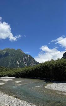 自然 自然,緑,空の写真素材