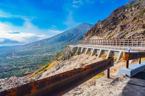福島県　磐梯吾妻スカイラインの風景 磐梯吾妻スカイライン,福島,福島県の写真素材