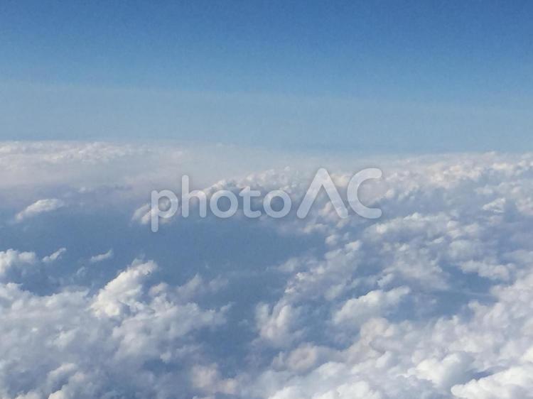 雲の絨毯１４ 空,雲の写真素材