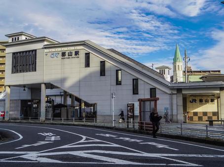 【奈良県】大和郡山市・郡山駅西口 郡山駅西口,郡山駅,大和郡山市の写真素材