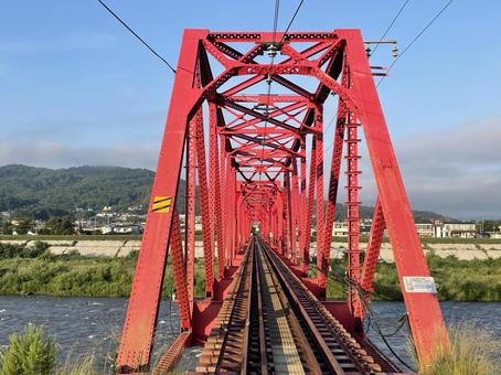 別所線 千曲川橋梁 別所線 千曲川橋梁の写真
