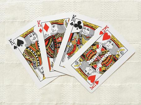 トランプのキング トランプのキング トランプ,k,キングの写真素材