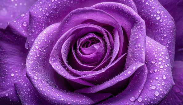 紫色のバラの花に水滴 ビューティー背景 紫色のバラの花に水滴 ビューティー背景の写真