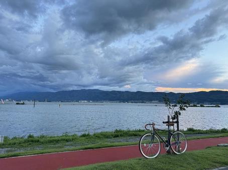自転車 自転車 自転車,サイクリング,散歩の写真素材