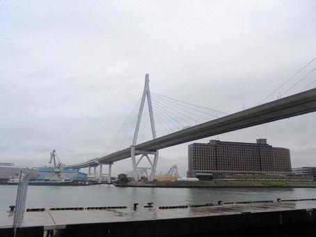 大阪南港の橋 大阪南港の橋の写真