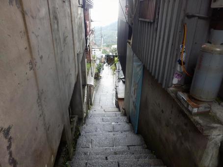 九份の細い路地裏 九份の細い路地裏 台湾,九份,路地裏の写真素材